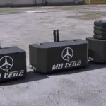 Mercedes Benz Trac Front Weights v1.02