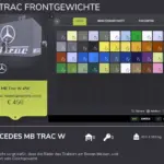 Mercedes Benz Trac Front Weights v1.03