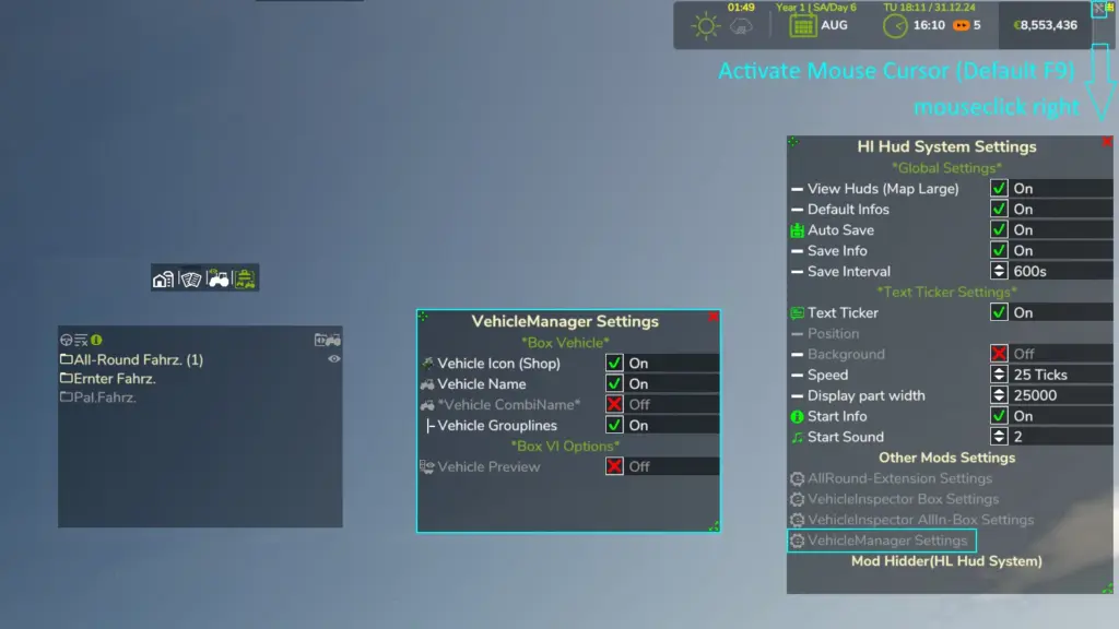 Vehicle Manager v1.0