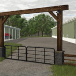 American Ranch Gate Entrance