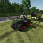 Krone Trailed Windrower3
