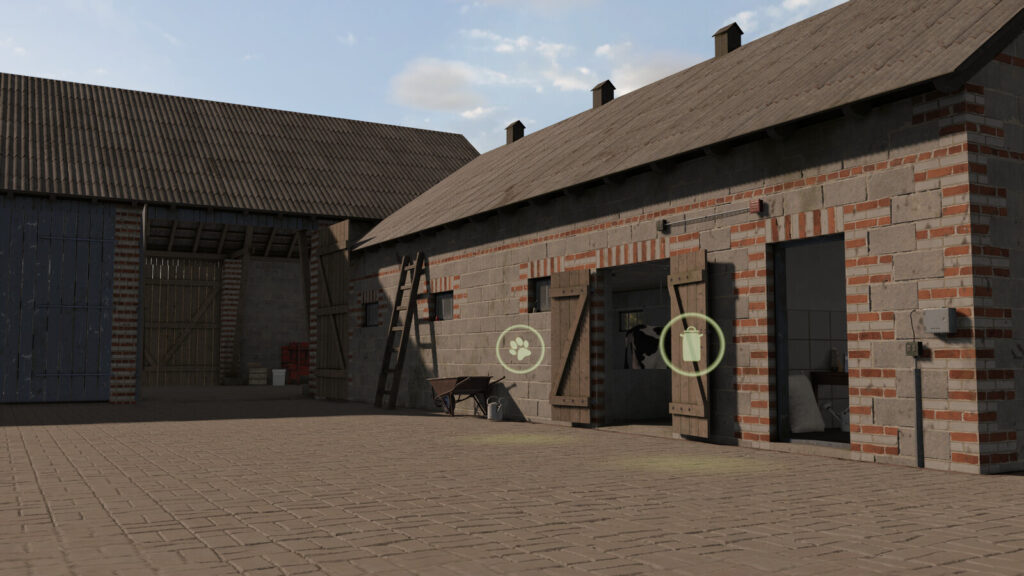 Small Cowshed With Barn