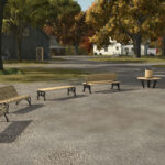 Wooden Benches Pack3