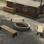 Wooden Benches Pack5