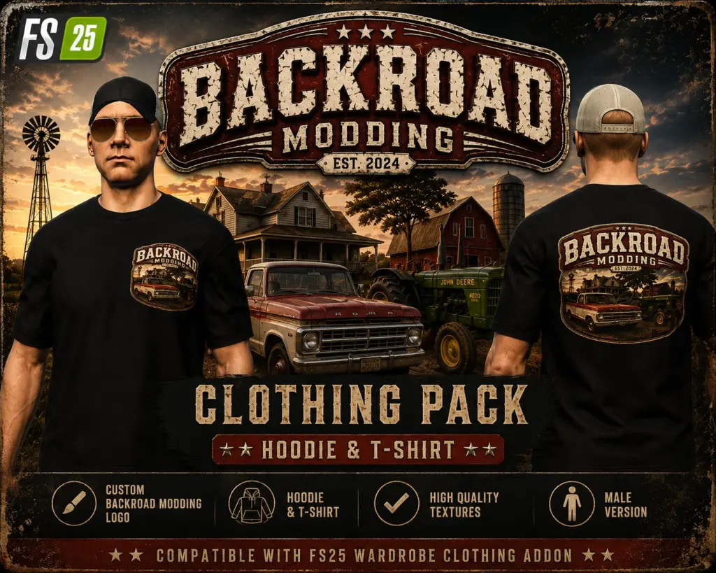 Backroad Modding clothing pack male v1.0