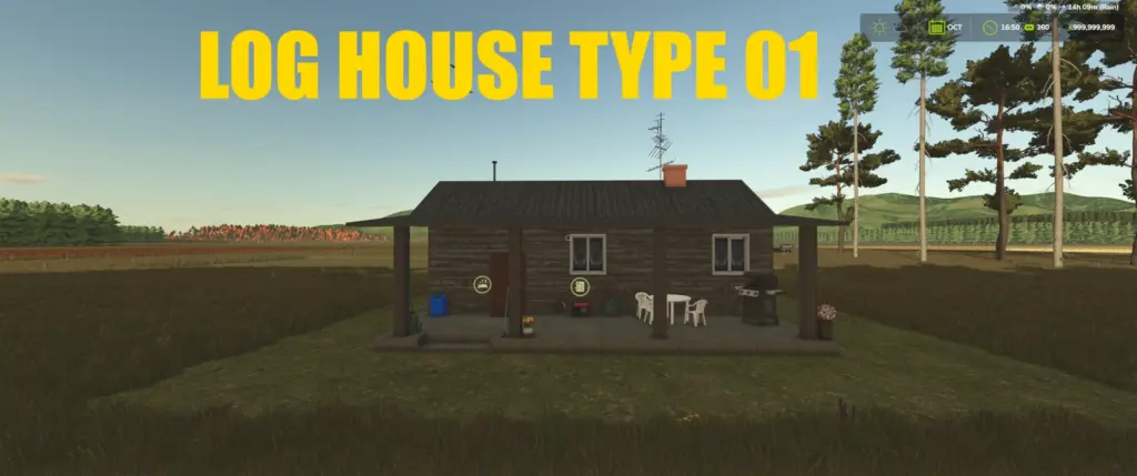CONSTRUCTABLE LOG HOUSE