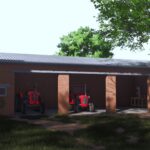 Garage 18x7 brick