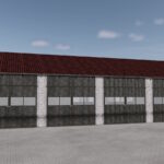 Halls Made Of White Concrete Blocks3