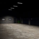 Halls Made Of White Concrete Blocks4