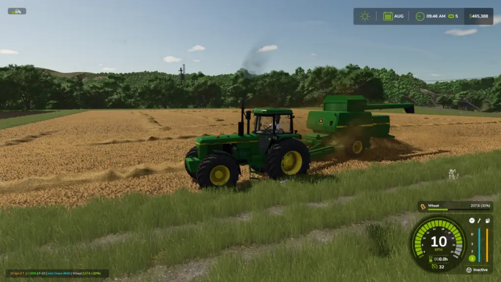 John Deere 7721 Pull Combine v1.0