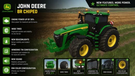 John Deere 8R PowerSwap