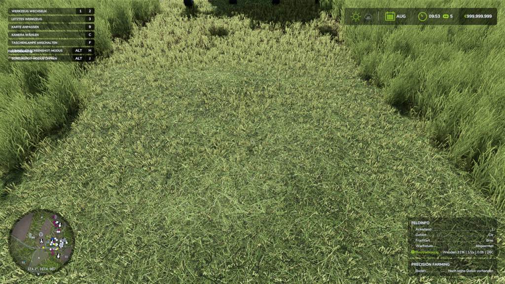 Realistic Hay Drying Mod